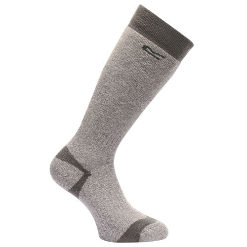 Front - Regatta Great Outdoors Mens Two Tone Wellington Boot Socks (1 Pair)