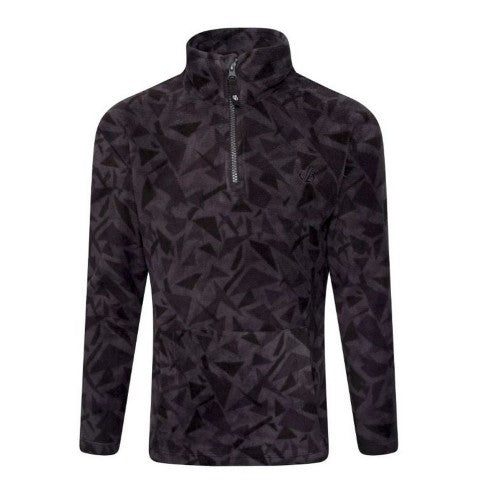 Front - Dare 2B Childrens/Kids Cushy Geometric Half Zip Fleece Top