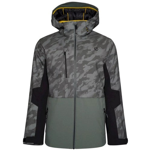 Front - Dare 2B Mens Venture Camo Ski Jacket