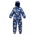 Front - Regatta Childrens/Kids Pobble Peppa Pig Puddle Suit