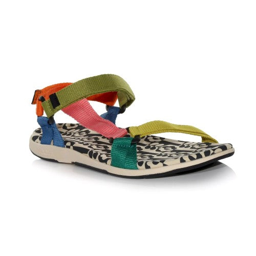 Front - Regatta Womens/Ladies Orla Colour Block Sandals