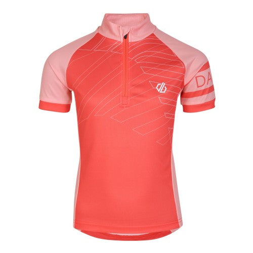 Front - Dare 2B Childrens/Kids Speed Up Cycling Jersey