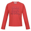 Front - Regatta Childrens/Kids Wenbie III Good Vibes Club Long-Sleeved T-Shirt