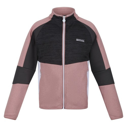 Front - Regatta Childrens/Kids Oberon VII Marl Full Zip Fleece Jacket