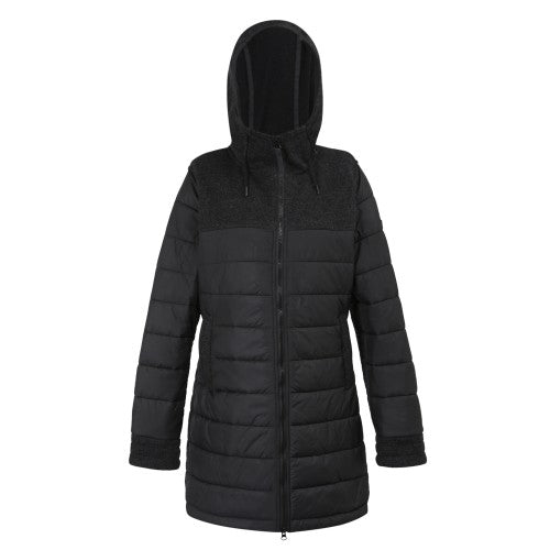 Front - Regatta Womens/Ladies Melanite Baffled Padded Jacket