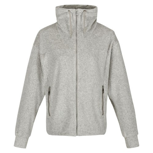 Front - Regatta Womens/Ladies Jessalyn Velour Full Zip Fleece Jacket