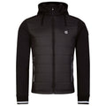 Front - Dare 2B Mens Hooded Padded Full Zip Hybrid Jacket