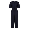 Front - Regatta Womens/Ladies Streap Lightweight Button Front Short-Sleeved Jumpsuit