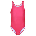 Front - Regatta Girls Katrisse Plain One Piece Swimsuit