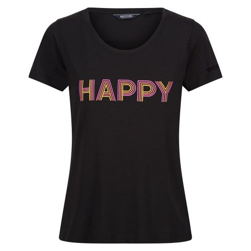 Front - Regatta Womens/Ladies Fingal VIII Enjoy Every Moment T-Shirt
