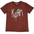 Front - Korn Unisex Adult Back Print Logo T-Shirt