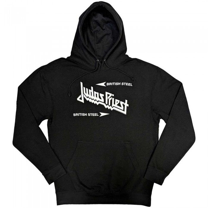 Front - Judas Priest Unisex Adult British Steel Logo Hoodie