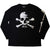 Front - Motley Crue Unisex Adult Orbit Skull Sleeve Print Long-Sleeved T-Shirt