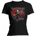 Front - Iron Maiden Womens/Ladies Trooper Red Sky T-Shirt
