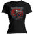Front - Iron Maiden Womens/Ladies Trooper Red Sky T-Shirt