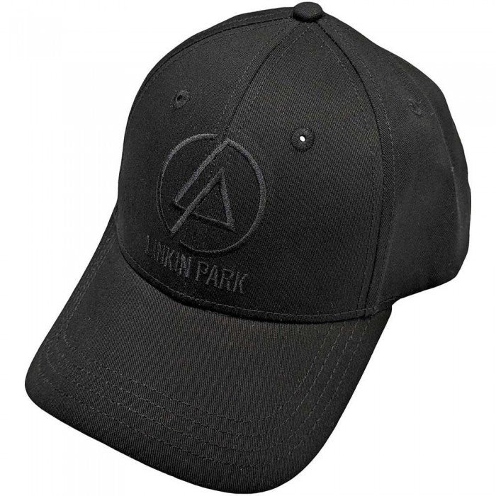 Front - Linkin Park Unisex Adult Concentric Text Logo Baseball Cap