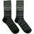 Front - The Beatles Unisex Adult Drum & Stripes Socks