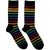 Front - Pink Floyd Unisex Adult Prism Stripes Socks