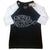 Front - Creedence Clearwater Revival Womens/Ladies Vintage Logo Raglan T-Shirt