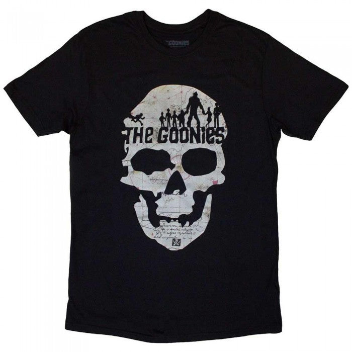 Front - The Goonies Unisex Adult Skeleton T-Shirt
