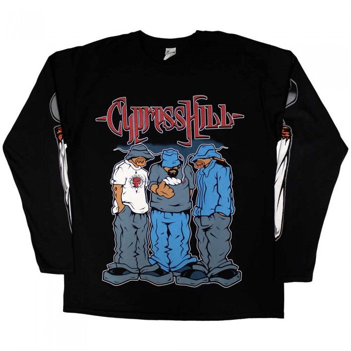 Front - Cypress Hill Unisex Adult Blunted Long-Sleeved T-Shirt
