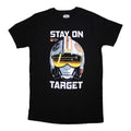 Front - Star Wars Unisex Adult Stay On Target T-Shirt