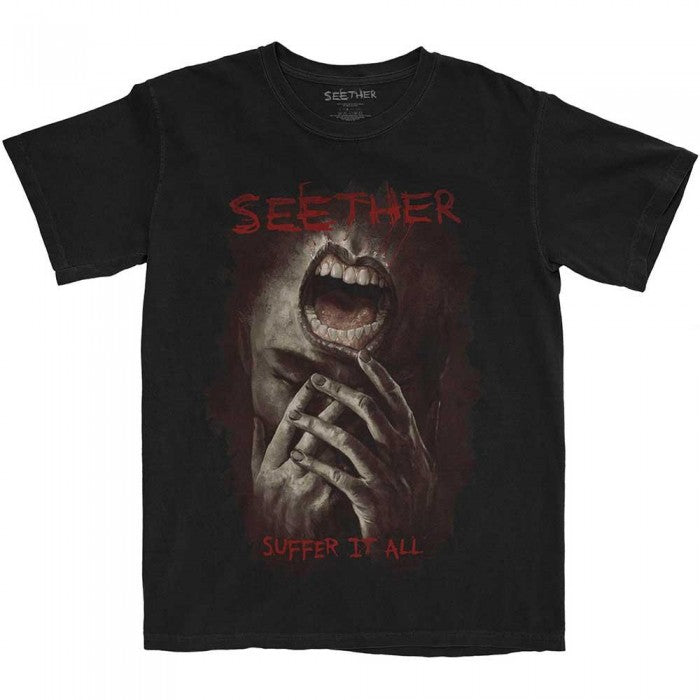 Front - Seether Unisex Adult Suffer It All T-Shirt