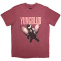 Front - Yungblud Unisex Adult Wings Washed T-Shirt