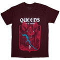Front - Queens Of The Stone Age Unisex Adult Bat T-Shirt