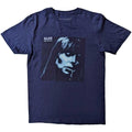 Front - Joni Mitchell Unisex Adult Blue T-Shirt