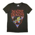 Front - Imagine Dragons Womens/Ladies Skeleton Flute T-Shirt