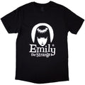 Front - Emily The Strange Unisex Adult Halo Logo T-Shirt