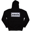 Front - Oasis Unisex Adult Decca Logo Pull Over Hoodie