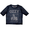 Front - Ozzy Osbourne Womens/Ladies Speak Of The Devil Mesh Crop Top