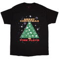 Front - Pink Floyd Unisex Adult Merry Christmas T-Shirt