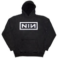 Front - Nine Inch Nails Unisex Adult Classic Logo Washed Hoodie