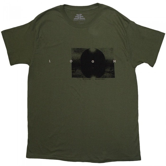 Front - Imagine Dragons Unisex Adult Loom Dark Circle T-Shirt
