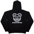 Front - Radiohead Unisex Adult Bearhead Pullover Hoodie