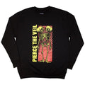Front - Pierce The Veil Unisex Adult Wavy Skeleton Sweatshirt