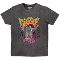 Front - Biggie Smalls Unisex Adult Graffiti Stone Wash T-Shirt