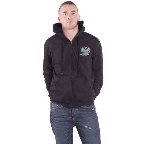 Front - Blink 182 Unisex Adult Six Arrow Smiley Full Zip Hoodie