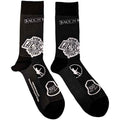 Front - AC/DC Unisex Adult Icons Ankle Socks