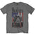 Front - The Beatles Unisex Adult Las Vegas American Flag T-Shirt