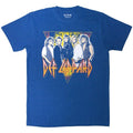 Front - Def Leppard Unisex Adult Band Photo T-Shirt