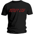 Front - Motley Crue Unisex Adult Distressed Logo T-Shirt