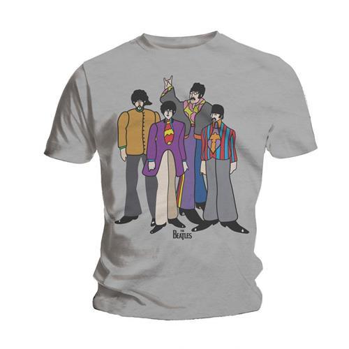 Front - The Beatles Unisex Adult Yellow Submarine T-Shirt
