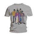 Grey - Front - The Beatles Unisex Adult Yellow Submarine T-Shirt