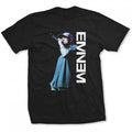 Front - Eminem Womens/Ladies Microphone T-Shirt