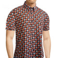 Front - The Rolling Stones Unisex Adult Tongue All-Over Print Shirt