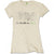 Front - The Beatles Womens/Ladies On Apple Faces T-Shirt